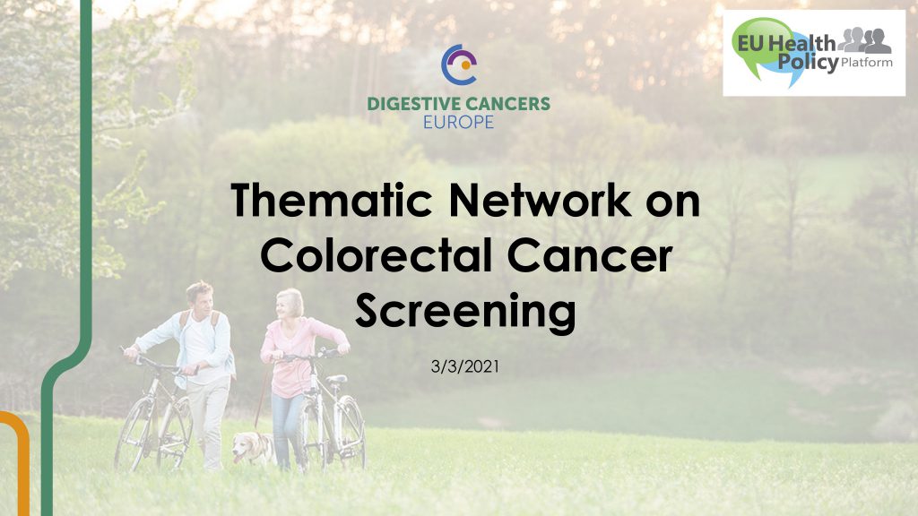 Thematic Network on Colorectal Cancer Screening
