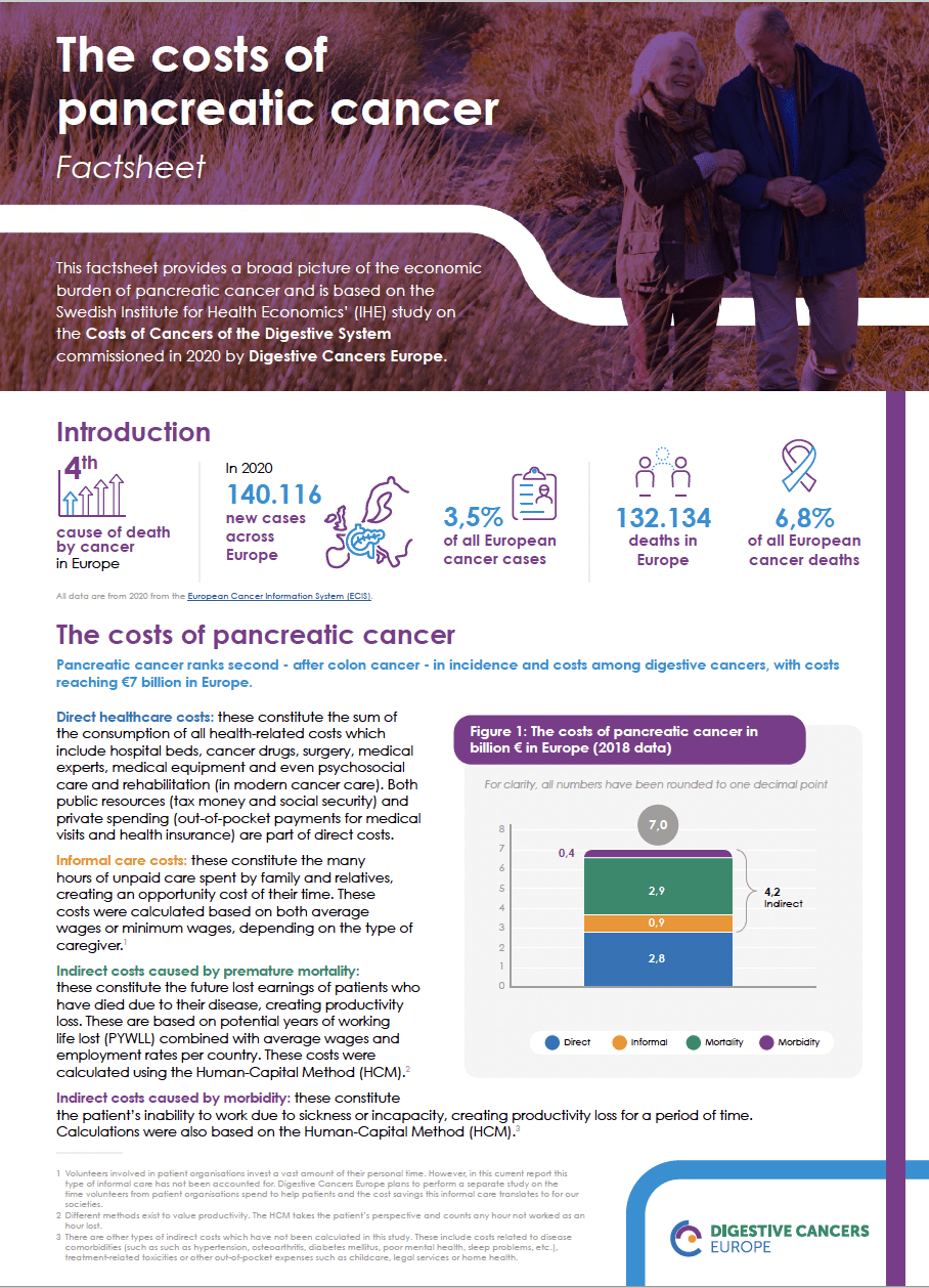 Factsheet Pancreatic Cancer