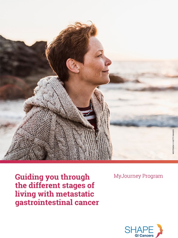 Guiding you through the different stages of living with metastatic gastrointestinal cancer