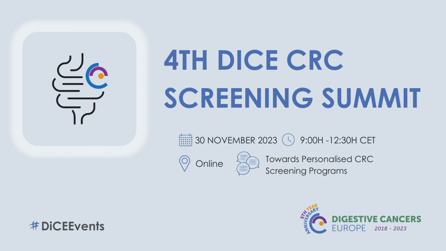 4th Dice Crc Screening Summit Digestive Cancers Europe